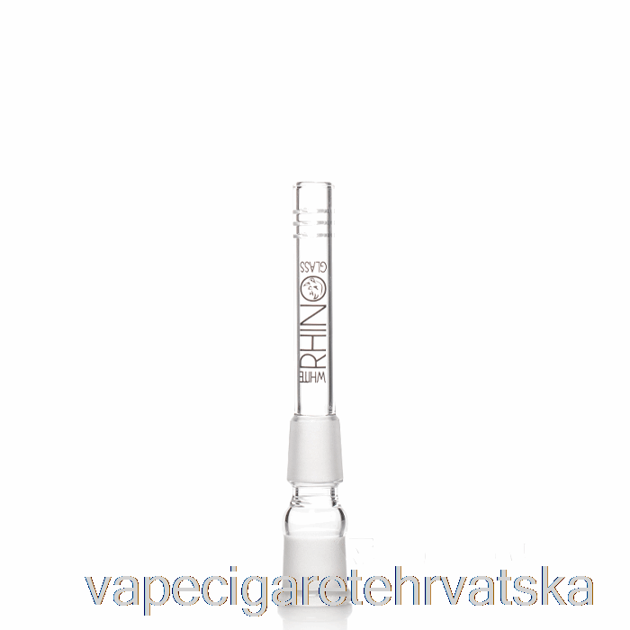 Vape Hrvatska White Rhino 19/19 Glass Downstem 4inch